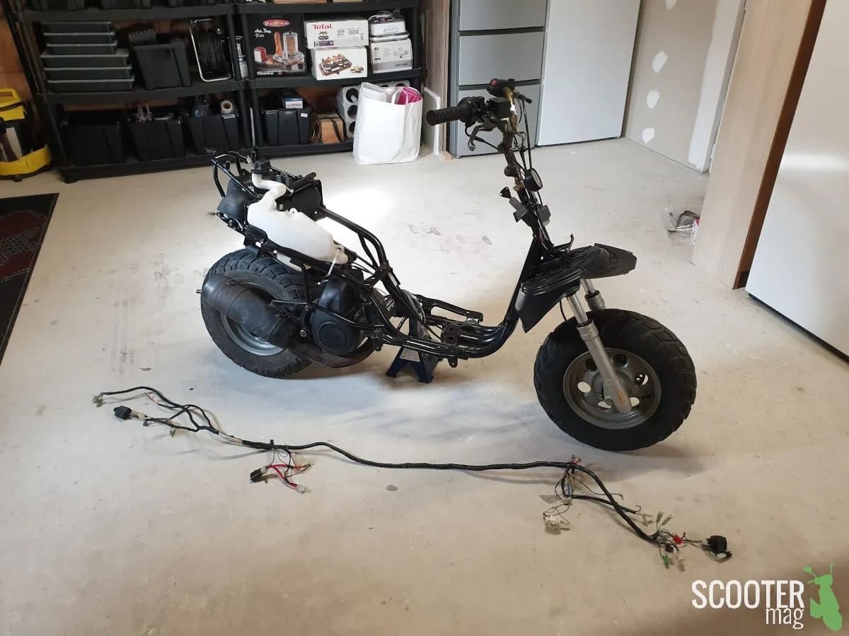 Yamaha BW’s Next Génération – Remontage