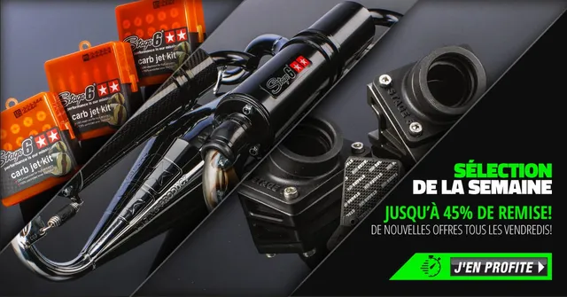 Sélection de la semaine : vos pièces scooter en promo toute l’année chez
