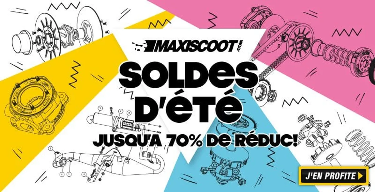 Soldes d’été : profitez de remises jusqu’à -70 % sur Maxiscoot !