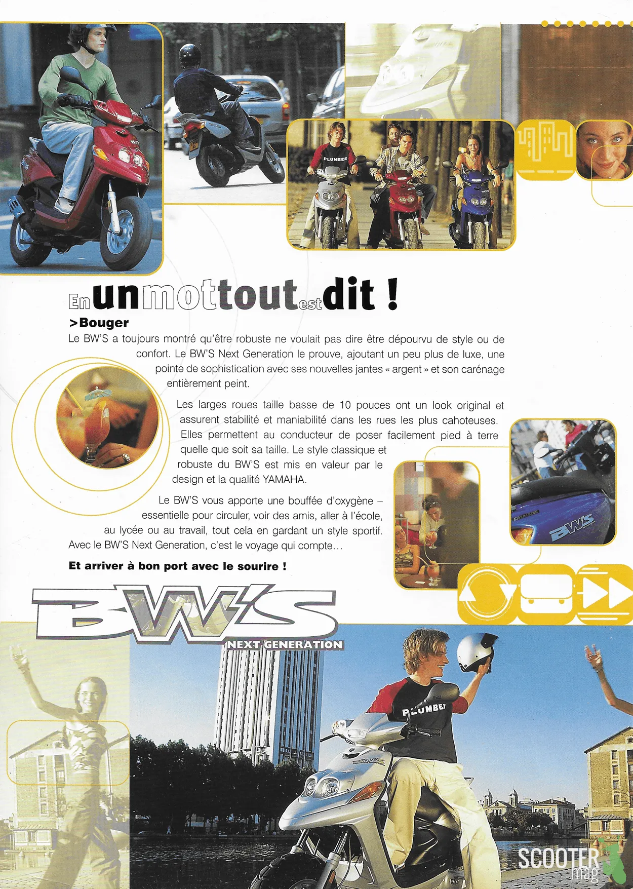 Yamaha BW’S Next Generation de 2002 – Brochure