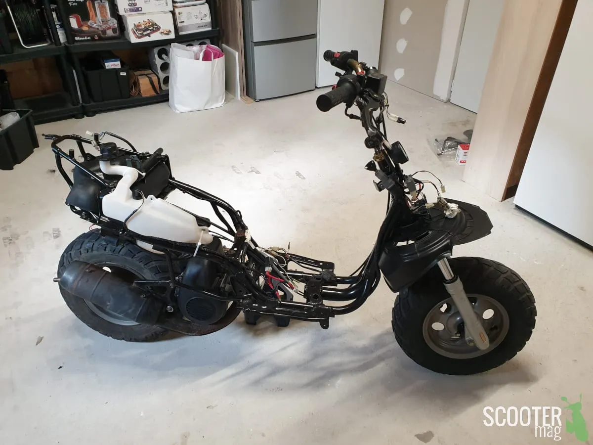 Yamaha BW’s Next Génération – Remontage