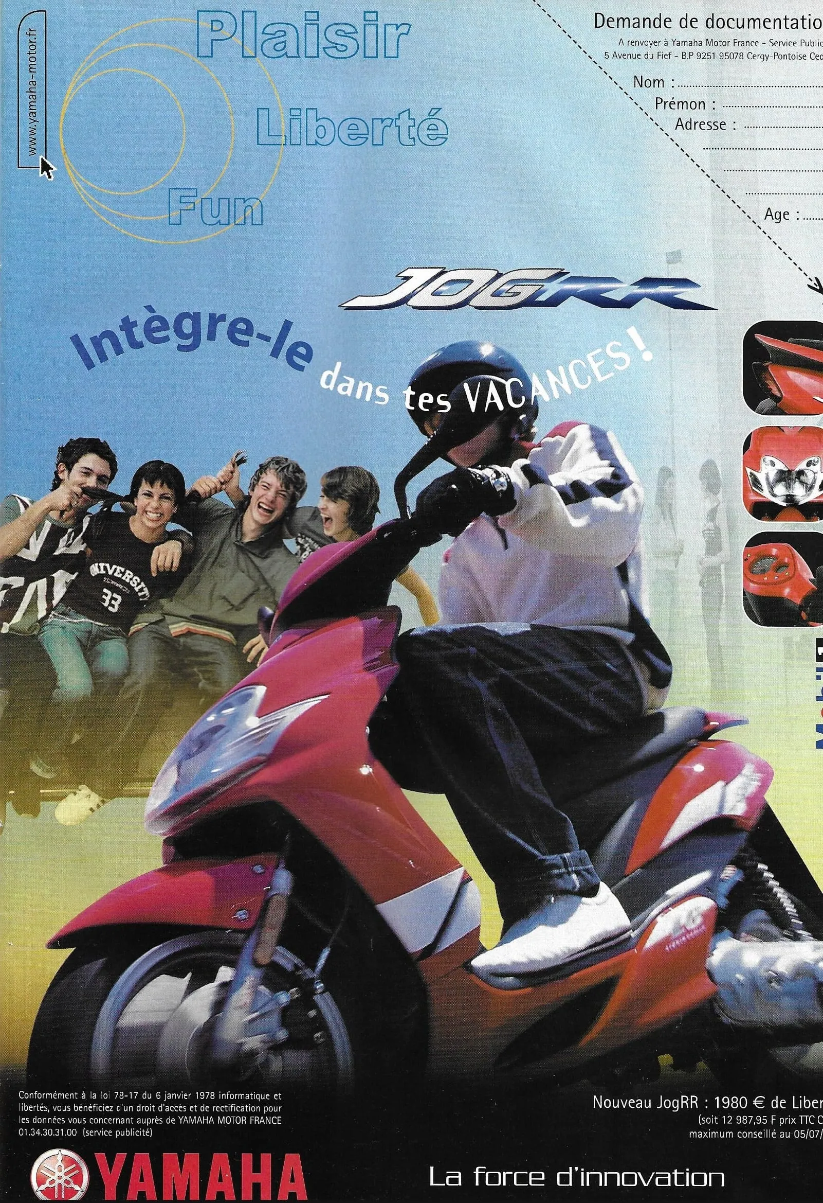 Publicités de scooters parues dans Scoot’n Scoot